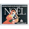Aff. 56x42cm - Les boutiques du Palais des Congrès Noël Porte Maillot