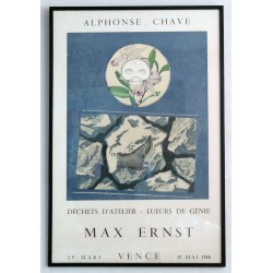 Aff. 70x46cm - Max Ernst Alphonse Chave Déchets d'Atelier Lueurs de Génie