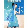 Aff. 40x55cm - Gitanes Femme qui Fume