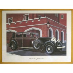 Aff. 57x43cm - Rolls Royce Phantom I 1928