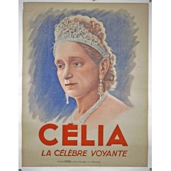 Aff. 68x87cm - Célia la Célèbre Voyante