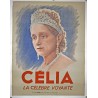 Aff. 68x87cm - Célia la Célèbre Voyante