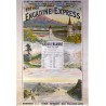 Aff. 75x106cm - Engadine Express Calais Engadine Train de Luxe été 1905