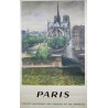 Aff. 61x98cm - Paris SNCF Notre Dame