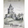 Aff. 75x104cm - Provins Tour de César Chemins de fer de l'Est