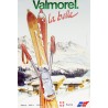Aff. 40x60cm - Valmorel la Belle Skis