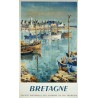 Aff. 62x99cm - SNCF Bretagne Port Breton