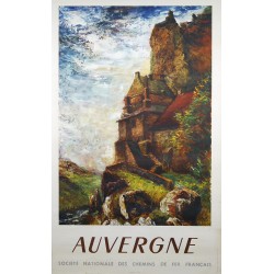 Aff. 62x99cm - SNCF Auvergne