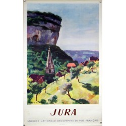 Aff. 62x99cm - SNCF Jura
