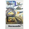 Aff. 62x99cm - SNCF Normandie Dali Papillon
