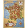 Aff. 74x104cm - Carte de France Crédit Lyonnais