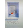 Aff. 62x99cm - Espana Rose devant Fenêtre