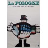 Aff. 68x98cm - Pologne Paradis des Pêcheurs