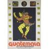 Aff. 58x86cm - Guatemala la Danza del Jaguar Cultura Maya