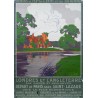 Aff. 72x104cm - Londres et l'Angleterre La Tamise