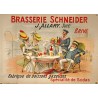 Aff. 82x60cm - Brasserie Schneider Brive Fabrique de boissons gazeuses