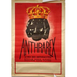 Aff. 86x123cm - Anthrarex Roi des Anthracites