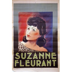 Aff. 79x110cm - Suzanne Fleurant Portrait non entoilée