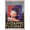 Aff. 79x110cm - Suzanne Fleurant Portrait non entoilée