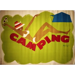 Aff. 156x115cm - Camping Vacancière