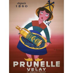 Aff. 114x156cm - Prunelle du Velay non entoilée A