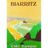 Affiche - Biarritz - Côte basque (fin de série) - Ville de Biarritz