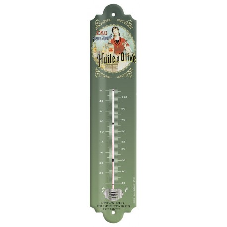 Thermomètre - Huile d'olive tête nue - Union des propriétaires de Nice